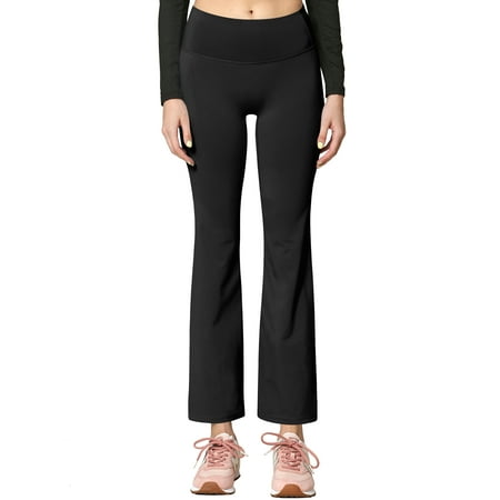 Made by Johnny Women s Peached Seamless Front Leggings with Inner Pocket Ankle Boot cut Yoga Pants S BLACK
Made by Johnny Women s Peached Seamless Front Leggings with Inner Pocket Ankle Boot cut Yoga Pants S BLACK