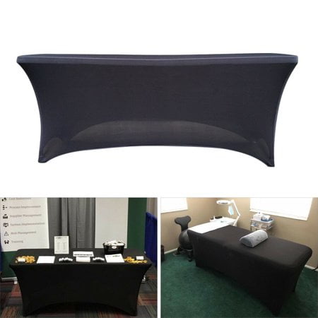 SHANNA Rectangle Tablecloth Spandex Stretch Cover European Style for Wedding Reception Meeting Decoration 30 x96 Black
SHANNA Rectangle Tablecloth Spandex Stretch Cover European Style for Wedding Reception Meeting Decoration 30 x96 Black