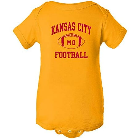 Kansas City Classic Football Arch - American Football Team Sports Infant Creeper - Newborn - Gold
Kansas City Classic Football Arch - American Football Team Sports Infant Creeper - Newborn - Gold