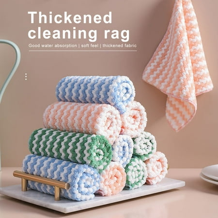 Stamens Coral Plush Dishcloth Coral Plush Thickened Rag Dishcloth Super Absorbent for Kitchen Household Clean(Green S)
Stamens Coral Plush Dishcloth Coral Plush Thickened Rag Dishcloth Super Absorbent for Kitchen Household Clean(Green S)