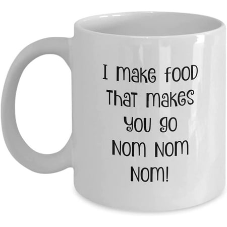 Chef Mug Chef s Coffee Mug Cook s Mug Funny Gifts for Chefs Birthday gifts for Cooks Nom Nom Nom Coffee or Tea Cup
Chef Mug Chef s Coffee Mug Cook s Mug Funny Gifts for Chefs Birthday gifts for Cooks Nom Nom Nom Coffee or Tea Cup