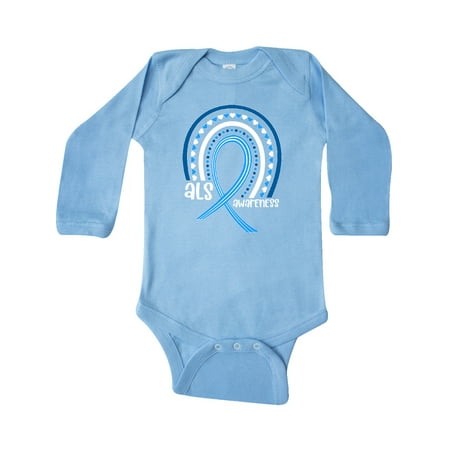 Inktastic ALS Awareness Rainbow Ribbon and Hearts Gift Baby Boy or Baby Girl Long Sleeve Bodysuit
Inktastic ALS Awareness Rainbow Ribbon and Hearts Gift Baby Boy or Baby Girl Long Sleeve Bodysuit