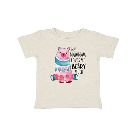 Inktastic My Mawmaw Loves Me Beary Much with Cute Bear Gift Baby Boy or Baby Girl T-Shirt
Inktastic My Mawmaw Loves Me Beary Much with Cute Bear Gift Baby Boy or Baby Girl T-Shirt