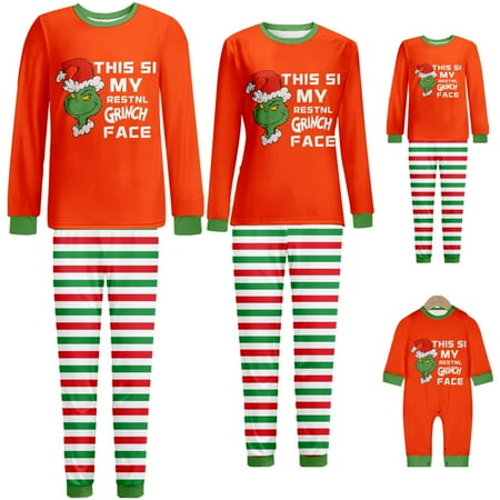 Grinch Family Matching Christmas Pajamas Set Christmas Matching Jammies Classic Xmas Clothes for Adults Kids
Grinch Family Matching Christmas Pajamas Set Christmas Matching Jammies Classic Xmas Clothes for Adults Kids