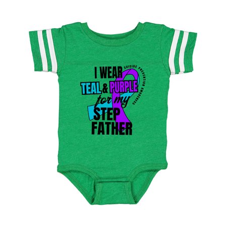 Inktastic Suicide Prevention I Wear Teal and Purple for My Step Father Gift Baby Boy or Baby Girl Bodysuit
Inktastic Suicide Prevention I Wear Teal and Purple for My Step Father Gift Baby Boy or Baby Girl Bodysuit