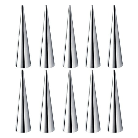 10pcs Conical Stainless Steel Croissant Molds Croissant Form Tubes Cream Horn Molds
10pcs Conical Stainless Steel Croissant Molds Croissant Form Tubes Cream Horn Molds