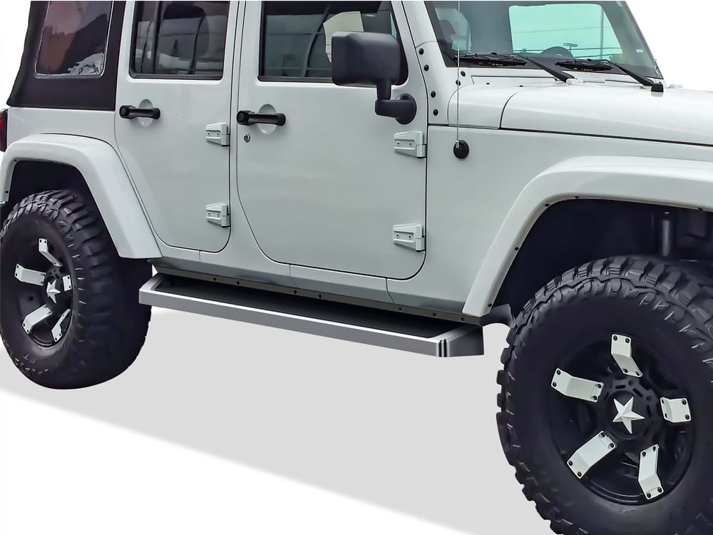 APS IBoard Running Boards Style Compatible With Jeep Wrangler JK 2007