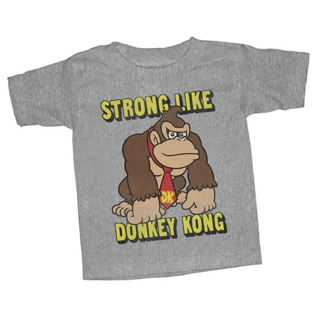 Toddler s Nintendo Strong Like Donkey Kong Graphic Tee Athletic Heather 4T
Toddler s Nintendo Strong Like Donkey Kong Graphic Tee Athletic Heather 4T