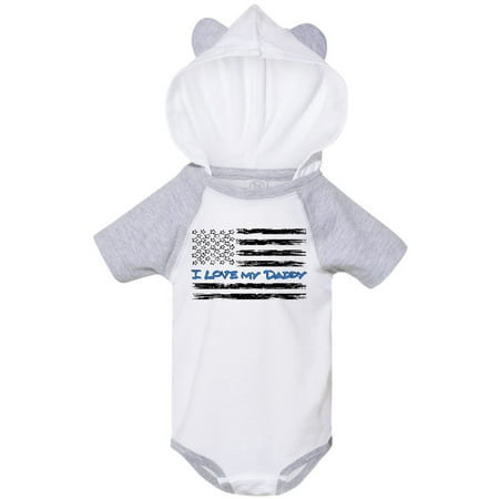 Inktastic I Love my Daddy- Police Officer Distressed Flag Gift Baby Boy or Baby Girl Bodysuit
Inktastic I Love my Daddy- Police Officer Distressed Flag Gift Baby Boy or Baby Girl Bodysuit