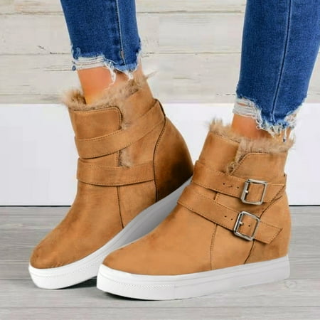 ERTUTUYI Breathable Comfortable Strap Buckle Pumps Women s Round Single Keep Shoes Toe Plush Casual Warm Flat Women s Casual Shoes Khaki 41
ERTUTUYI Breathable Comfortable Strap Buckle Pumps Women s Round Single Keep Shoes Toe Plush Casual Warm Flat Women s Casual Shoes Khaki 41