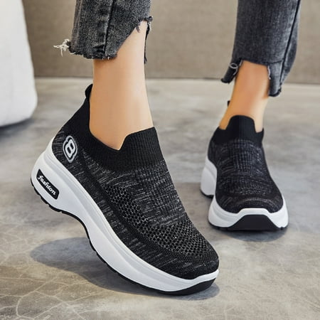 Women Wedge Trainer Shoes Leisure Breathable Outdoor Fitness Running Sport Sneakers Casual Shoes
Women Wedge Trainer Shoes Leisure Breathable Outdoor Fitness Running Sport Sneakers Casual Shoes