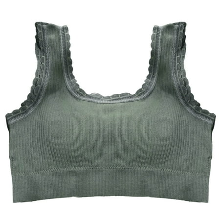 kpoplk Women s Bras Women s Underwire Unlined Bra Minimizers Non-Padded Bra Full Coverage Lace Mesh Sheer Plus Size Bra(Green)
kpoplk Women s Bras Women s Underwire Unlined Bra Minimizers Non-Padded Bra Full Coverage Lace Mesh Sheer Plus Size Bra(Green)