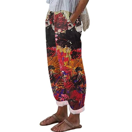 Dadaria Boho Pants for Women Summer Loose Comfortable Abstract Print Wide Leg Sweatpants Pants Multicolor M Female
Dadaria Boho Pants for Women Summer Loose Comfortable Abstract Print Wide Leg Sweatpants Pants Multicolor M Female