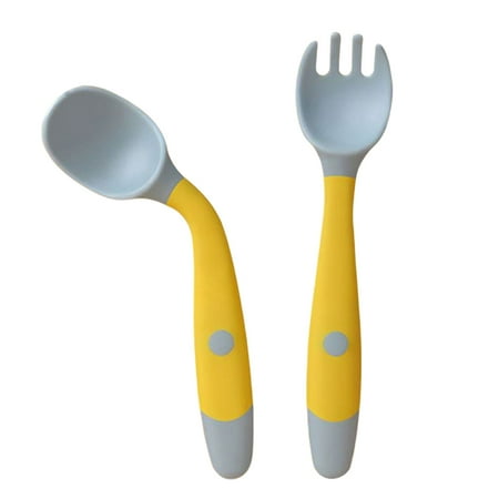 Toddler Utensils Baby Spoons Angle Head Lightweight Holding Utensils for Baby Good Habit Eating Training
Toddler Utensils Baby Spoons Angle Head Lightweight Holding Utensils for Baby Good Habit Eating Training