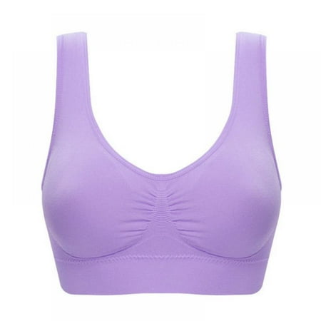 Women s Plus Size Pure Comfort Breathable Wirefree Bra S-3XL Seamless Sport Yoga Underwear Fitness Bras Tops - 2Pack
Women s Plus Size Pure Comfort Breathable Wirefree Bra S-3XL Seamless Sport Yoga Underwear Fitness Bras Tops - 2Pack