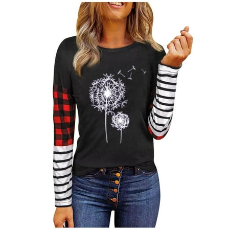 Mrat Long Sleeve Blouses & Button-Down Shirts Long Sleeve Round-Neck Blouses & Shirts Fashion Ladies Summer Round-Neck Long Sleeve Plaid Patchwork Print Casual T-shirt Blouse Long Sleeve Corset Tops
Mrat Long Sleeve Blouses & Button-Down Shirts Long Sleeve Round-Neck Blouses & Shirts Fashion Ladies Summer Round-Neck Long Sleeve Plaid Patchwork Print Casual T-shirt Blouse Long Sleeve Corset Tops