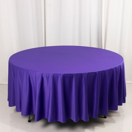 Efavormart Purple Premium Scuba Round Tablecloth Wrinkle Free Seamless Polyester Tablecloth - 108
Efavormart Purple Premium Scuba Round Tablecloth Wrinkle Free Seamless Polyester Tablecloth - 108
