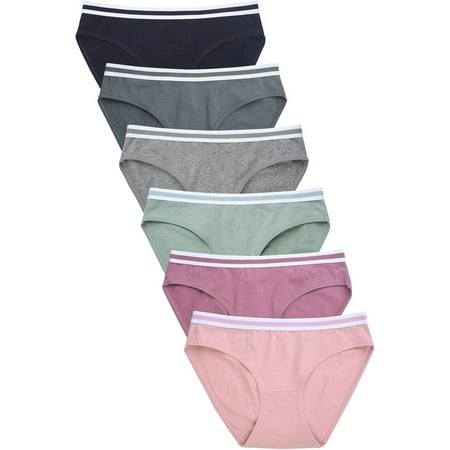 6 Packs of MAMIA Women s Ladies Cotton Stried Band Underwear Bikini Panties - Style#10
6 Packs of MAMIA Women s Ladies Cotton Stried Band Underwear Bikini Panties - Style#10