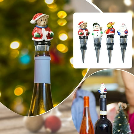 Santa & Snowman Silicone Wine Bottle Stopper for Christmas Premium Silicone Wine Stopper
Santa & Snowman Silicone Wine Bottle Stopper for Christmas Premium Silicone Wine Stopper