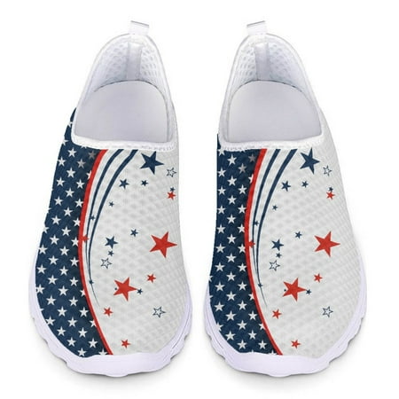 Woman Flats Ladies Sneakers Colorful American Flag Print Mesh Loafers Women Outdoor Slip On Footwear Comfort Casual Shoes 2024
Woman Flats Ladies Sneakers Colorful American Flag Print Mesh Loafers Women Outdoor Slip On Footwear Comfort Casual Shoes 2024