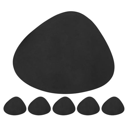 Set of 6 Triangle Oval Leather Place Mats Easy to Clean Non-Slip Heat Resistant Dining Table Mats Washable Place Mats C
Set of 6 Triangle Oval Leather Place Mats Easy to Clean Non-Slip Heat Resistant Dining Table Mats Washable Place Mats C