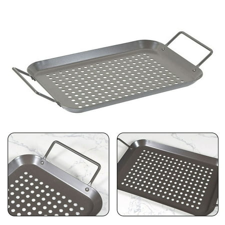 Premium Non-Stick Grill Topper BBQ Pan Set for Flavorful and Hassle-Free