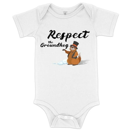 Baby Jersey Respect the Groundhog Onesie - Happy Groundhog Day Funny Onesie
Baby Jersey Respect the Groundhog Onesie - Happy Groundhog Day Funny Onesie
