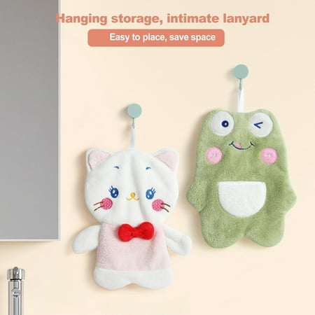 Hand Towel Comfortable to Touch Reusable Fast Drying Ultra Absorbent Cartoon Pattern Wipe Hands Washable Household Embroidery Hand Towel Kitchen Supplies
Hand Towel Comfortable to Touch Reusable Fast Drying Ultra Absorbent Cartoon Pattern Wipe Hands Washable Household Embroidery Hand Towel Kitchen Supplies
