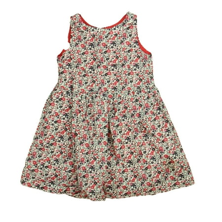 Pre-owned Sergent Major Girls Blue | Pink Floral Dress size: 4T