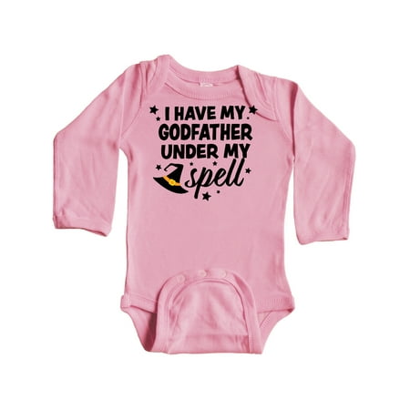 Inktastic I Have My Godfather Under My Spell with Cute Witch Hate Gift Baby Boy or Baby Girl Long Sleeve Bodysuit
Inktastic I Have My Godfather Under My Spell with Cute Witch Hate Gift Baby Boy or Baby Girl Long Sleeve Bodysuit