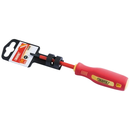 Draper 46516 3mm x 75mm Fully Insulated Plain Slot Screwdriver. (Display Packed)
Draper 46516 3mm x 75mm Fully Insulated Plain Slot Screwdriver. (Display Packed)