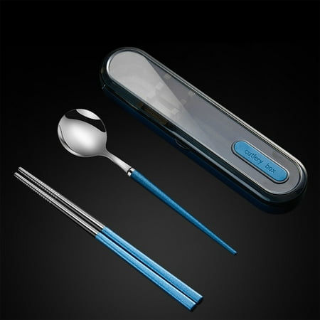 Travel Utensils Set Stainless Steel Spoon/Chopsticks/Fork with Holder Case Housewarming Gift
Travel Utensils Set Stainless Steel Spoon/Chopsticks/Fork with Holder Case Housewarming Gift
