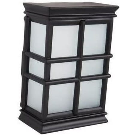 Craftmade Ch1505-Wg Hand-Carved Window Pane Chime - Flat Black / White