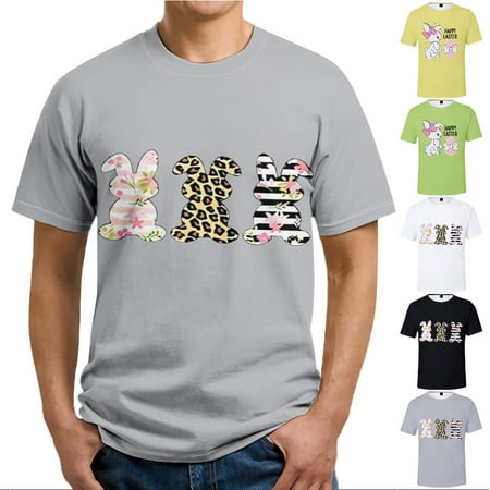 Easter Girls Short Sleeve Tees Loose Tops Up to 8XL