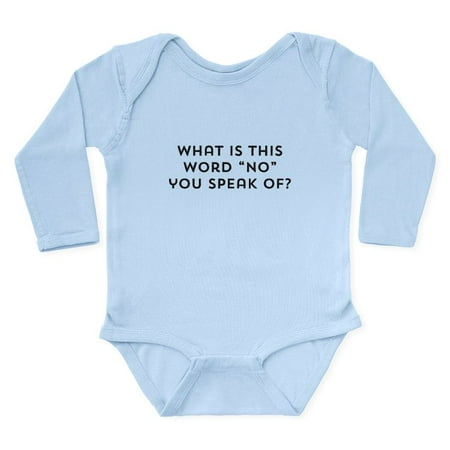 

CafePress - What Is This Word NO You Speak Of Body Suit - Long Sleeve Infant Bodysuit