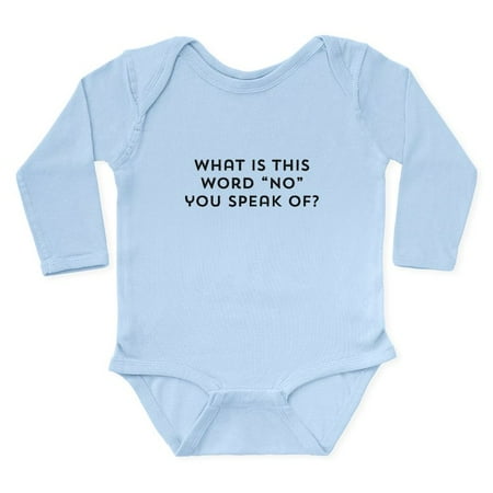 

CafePress - What Is This Word NO You Speak Of Body Suit - Long Sleeve Infant Bodysuit