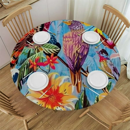 Sheronv Birds Flowers Sky Round Table Cover Stain Resistant Washable Indoor Outdoor Tablecloth Kitchen Dining Wedding Parties Waterproof Fabric 100% Polyester 54-58
Sheronv Birds Flowers Sky Round Table Cover Stain Resistant Washable Indoor Outdoor Tablecloth Kitchen Dining Wedding Parties Waterproof Fabric 100% Polyester 54-58
