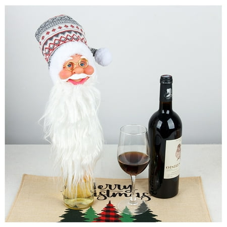 Floleo Clearance Christmas Supplies Bottle Set Santa Claus Head Red Wine Cover Case Bag Gift
Floleo Clearance Christmas Supplies Bottle Set Santa Claus Head Red Wine Cover Case Bag Gift