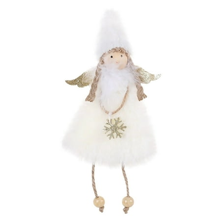 WANYNG Hangs New Love Angel Cross-Border Plush Girl Christmas Decorations Creative Christmas Tree Pendant Tree Ornament Pendant White
WANYNG Hangs New Love Angel Cross-Border Plush Girl Christmas Decorations Creative Christmas Tree Pendant Tree Ornament Pendant White
