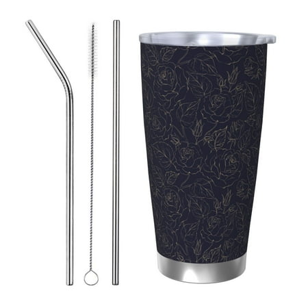 Susaid Beautiful Roses Print 20oz Car Cup Insulated Coffee Cup Fully Spill Proof Travel Coffee Mug Stainless Steel Tumbler for Work Home Outdoor Car-Straw Three-piece Set
Susaid Beautiful Roses Print 20oz Car Cup Insulated Coffee Cup Fully Spill Proof Travel Coffee Mug Stainless Steel Tumbler for Work Home Outdoor Car-Straw Three-piece Set