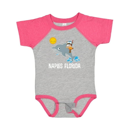 Inktastic Naples Florida Vacation Gift Baby Boy or Baby Girl Bodysuit