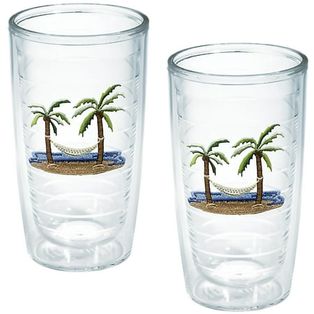 Tervis Palm Tree & Hammock Scene Made in USA Double Walled Insulated Tumbler Cup Keeps Drinks Cold & Hot 16oz - 2pk Unlidded
Tervis Palm Tree & Hammock Scene Made in USA Double Walled Insulated Tumbler Cup Keeps Drinks Cold & Hot 16oz - 2pk Unlidded