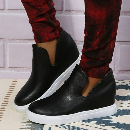 PhoneSoap Fashion Four Seasons Women Casual Shoes Mid Top Flat Bottom Comfortable Round Toe Slip On Black
PhoneSoap Fashion Four Seasons Women Casual Shoes Mid Top Flat Bottom Comfortable Round Toe Slip On Black