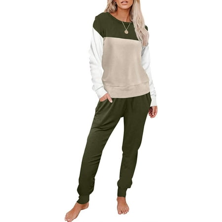 HAN Womens 2022 Colock Block/Striped/Tie Dye Print Pajama Sets Long Sleeve Pjs Sleepwear Lounge Sets with Pocketed
HAN Womens 2022 Colock Block/Striped/Tie Dye Print Pajama Sets Long Sleeve Pjs Sleepwear Lounge Sets with Pocketed