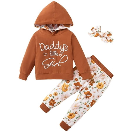 ZOELNIC Toddler Kids Baby Girl Daddy s Girl Clothes Letter Print Hoodie Top Floral Long Pants Headband 3Pcs Outfits 2-3 Years
ZOELNIC Toddler Kids Baby Girl Daddy s Girl Clothes Letter Print Hoodie Top Floral Long Pants Headband 3Pcs Outfits 2-3 Years