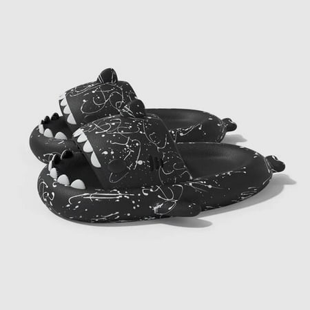 PIKADINGNIS Cute Fruit Doodle Design Shark Slippers Women Couples Slides Beach Sandals Fashion Printing Thick Sole Men House Fun Slippers
PIKADINGNIS Cute Fruit Doodle Design Shark Slippers Women Couples Slides Beach Sandals Fashion Printing Thick Sole Men House Fun Slippers