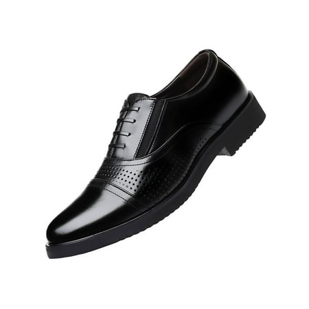Avamo Men Oxfords Business Leather Shoe Formal Dress Shoes Mens Flats Lightweight Lace Up Black Hollow Out 7
Avamo Men Oxfords Business Leather Shoe Formal Dress Shoes Mens Flats Lightweight Lace Up Black Hollow Out 7
