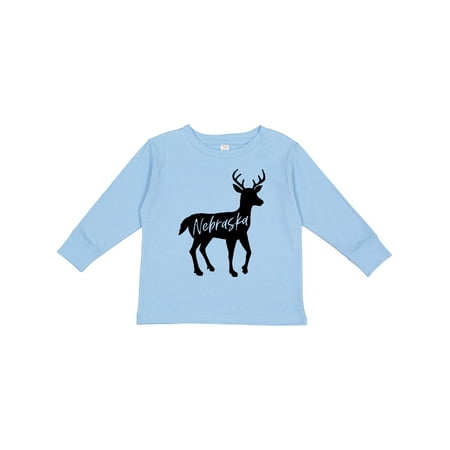 Inktastic Nebraska Black Deer Silhouette Boys or Girls Long Sleeve Toddler T-Shirt
Inktastic Nebraska Black Deer Silhouette Boys or Girls Long Sleeve Toddler T-Shirt
