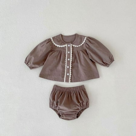 DancePeanut 2pcs Baby Girls Clothes Set Cotton Doll Collar Long-sleeved Shirt+triangle Wrap Bun Pants Toddler Girls Suit Outfits
DancePeanut 2pcs Baby Girls Clothes Set Cotton Doll Collar Long-sleeved Shirt+triangle Wrap Bun Pants Toddler Girls Suit Outfits
