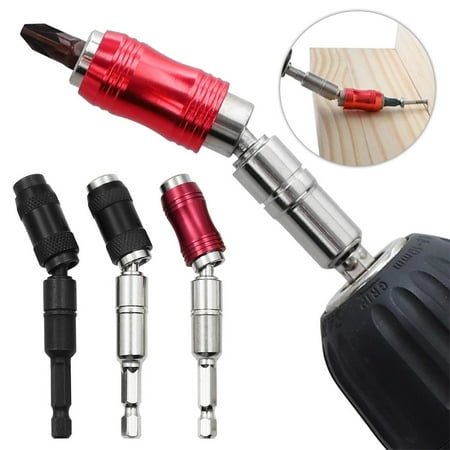 Welpettie Pivoting Bit Tip Holder Magnetic Screw Drill Tip Pivot Screwdriver Bit Holder Magnetic Screw Holder Extender Bendable in 20° for Corners or Tight Spots
Welpettie Pivoting Bit Tip Holder Magnetic Screw Drill Tip Pivot Screwdriver Bit Holder Magnetic Screw Holder Extender Bendable in 20° for Corners or Tight Spots